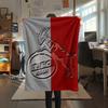 1 stuks FC KÖLN Print Flanellen Deken, Hoge kwaliteit Comfortabel voor Alle Seizoenen, Woondecoratie, Warmte en Comfort, Perfect voor Kerstcadeaus52