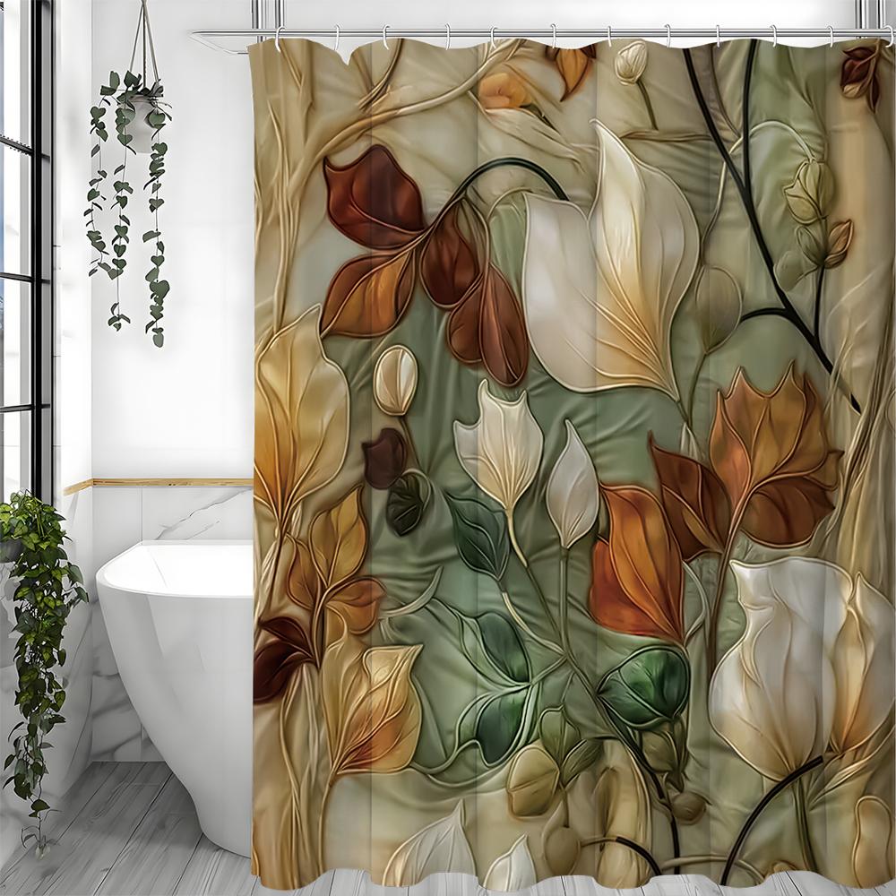 

Красочная рельефная богемная хиппи ретро современное искусство шторка для душа, декоративная шторка для душа для ванной комнаты, водонепроницаемая шторка для душа 90*180cm