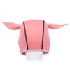 Neoprene Pink Pig Mask Hood  Fetish Costume Pet Play