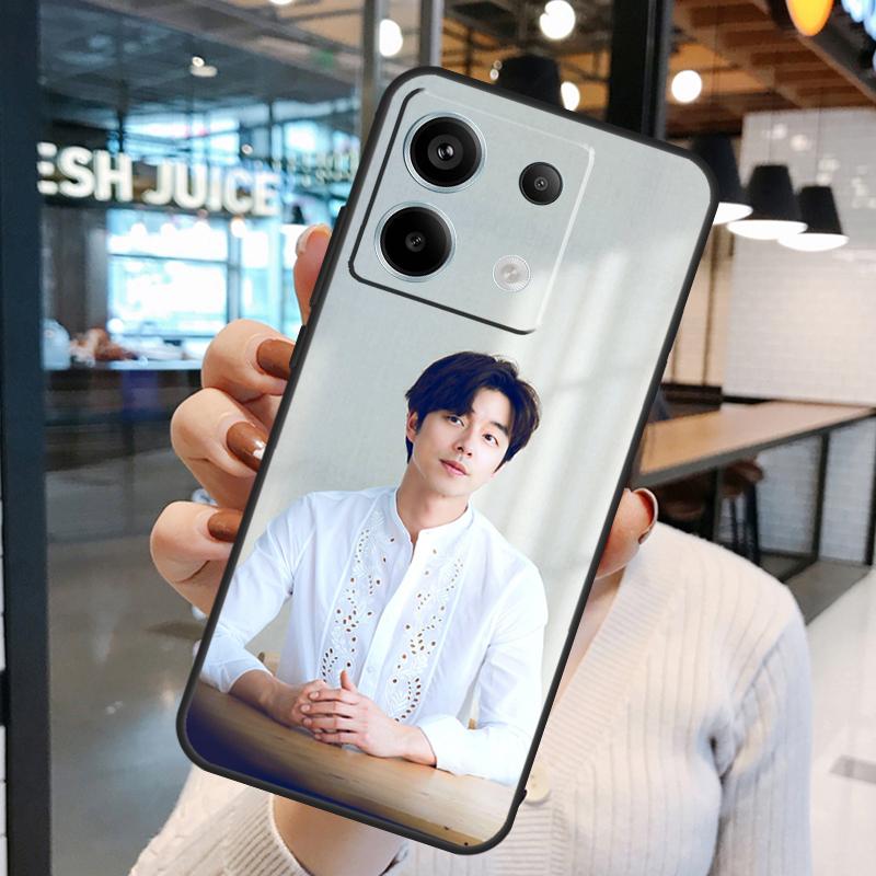 Korean Actor Gong Yoo Case For Xiaomi Redmi Note 14 Pro 10 11 12 13 15 Pro Plus Redmi 15 10C 12C 13C 14C 15C Cover