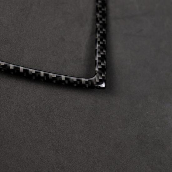 Car Carbon Fiber Dashboard Speaker Frame Cover Trim For BMW X5 E70 X6 E71 08-13