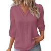 BITCED Women's Fashion Casual V-Neck 1/2 Sleeves Blouses & Shirts