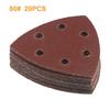 Professional Grade Abrasive Tools Pack of 20 Triangular Sanding Discs 90mm
