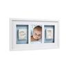 Quadro de Parede Impressão de Bebê - Pearhead - Deluxe - Madeira Branca - Argila Não Tóxica - 1 Foto