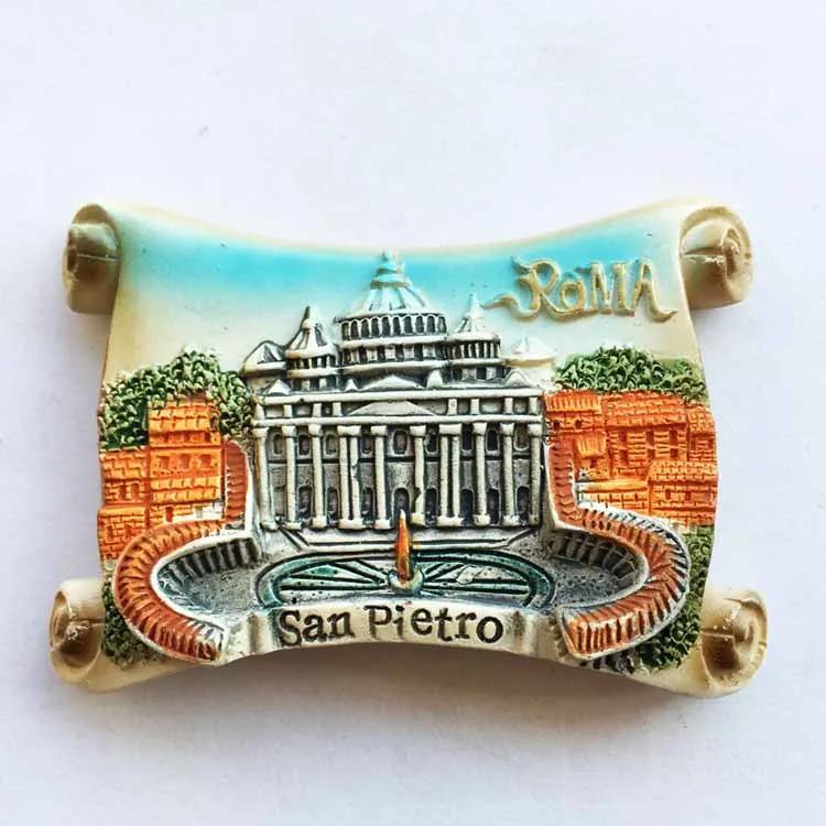 Italie Fridge Magnets Italy Rome Sicilia Siena Florence Colosseo Tourism Refrigerator Magnets Souvenir Home Kitchen Decoration