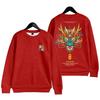 Chinese Happy New Year Dragon Ugly Christmas Sweater for Men Clothing Red Pullovers Spring Festival Christmas Hooded Sweatshirts