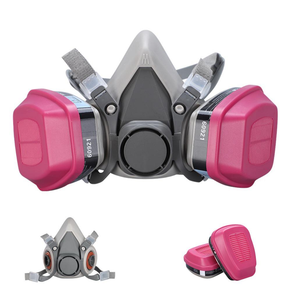 Gas Mask with 60923/21/26 Filter for Paint, Pesticide, Odor, and Chemical Protection