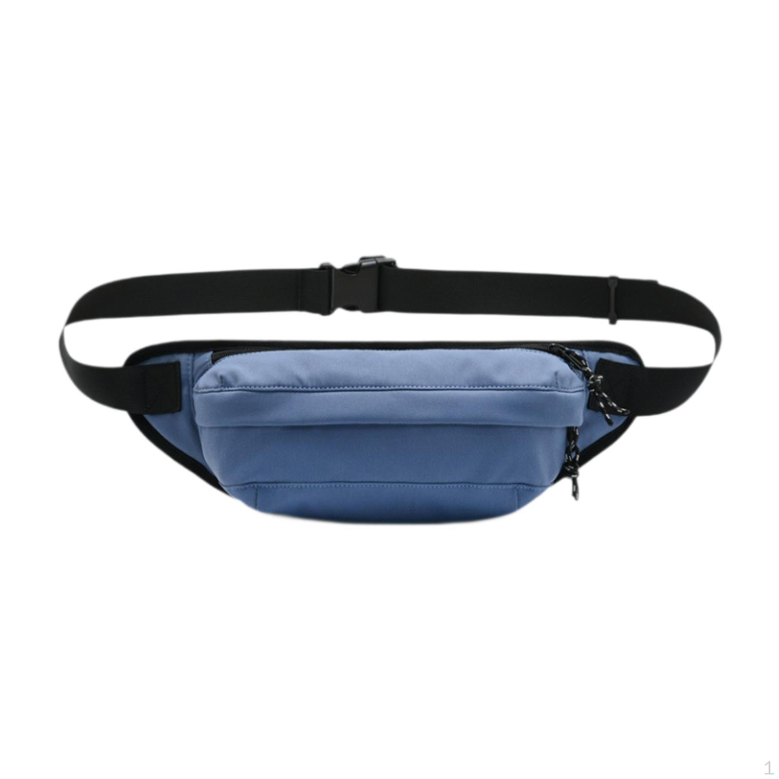 

Chest Bag Fanny Pack Zipper Closure Adjustable Strap Running Waist for Workout синій