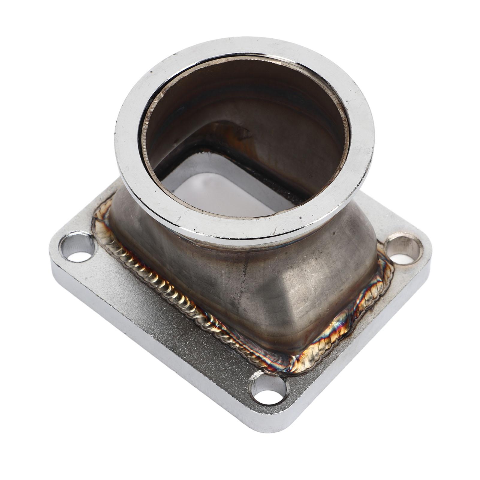 

2,5-дюймовый V-образный фланцевый адаптер из нержавеющей стали, устойчивый к ржавчине, долговечный, универсальный для T4 Turbo