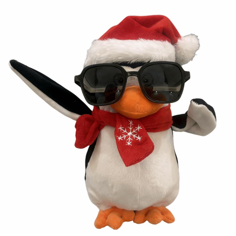 Cartoon Stuffed Animal Doll Abstract Plush Penguin Doll Creative Penguin Plush Toy  Birthday Decor Style E