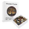 Tree of Life Wooden Puzzle - Irregular Small Animal Shape Blocks Wooden High Difficulty Children Adult Puzzle Toy Cat Puzzle Dog Unicorn 70~210pcs