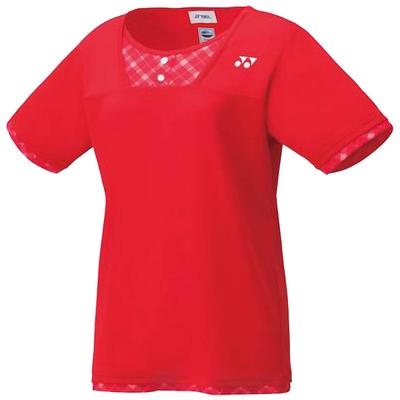 Yonex Game Shirt Sunset Red Size O To Japanese Size Women's (Regular), 20499, (496), (equivalent 2L)