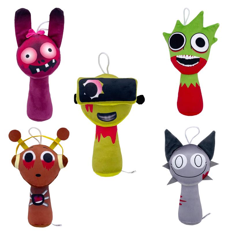 Non-Toxic Sprunki Plush Doll Toys Sprunki Game Cartoon Pillow Kids Birthday Gifts Soft Fillingstuffed Doll Plush Christmas Gift