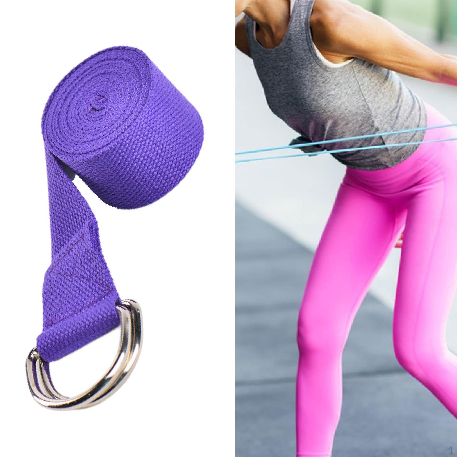 

Фитнес-лента Фитнес-петля Многофункциональная тренировка Пилатес Веревка Йога Растяжка Ремень фиолетовый