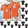 Stylish Haikyuu Cosplay Unisex T-shirt Featuring Karasuno Logo For Anime Fans