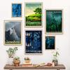 Movie Poster Wall Print Retro Travel Abstract Canvas Vintage Film Middle Earth Landscape Tolkien Painting Kid Room Home Decor