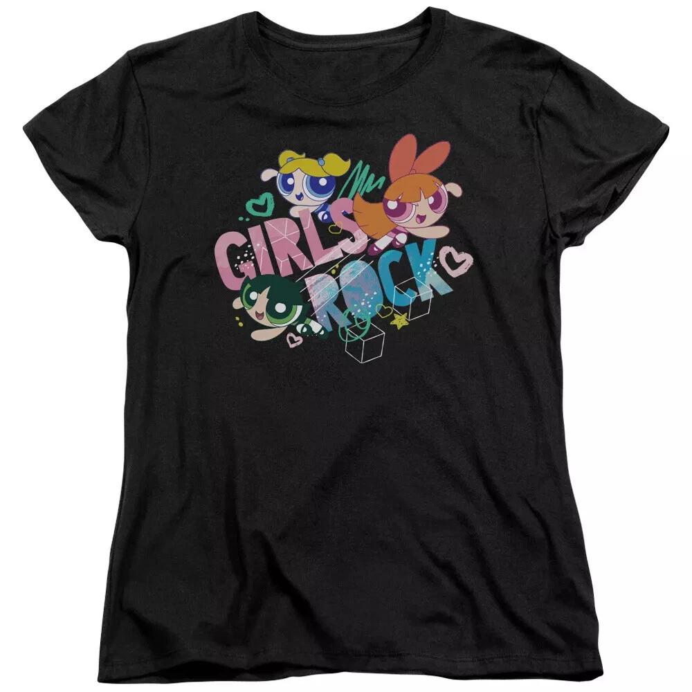 Powerpuff Girls  Girls Rock  Women s T-Shirt S