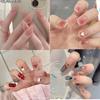"Huanhuan Nude Ganlu Temple Water-Inspired Versatile Nail Set"
