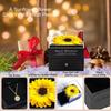 Trendy Sunflower Zircon Necklace: Elegant Clavicle Chain in Light Luxury Minimalist Design