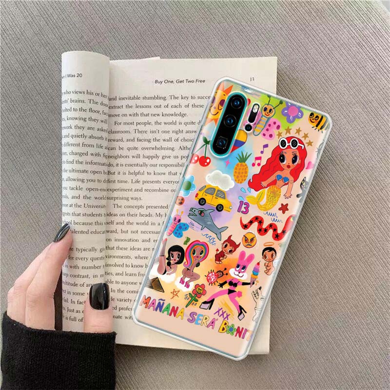 

Karol G Manana Sera Bonito Phone Case For Huawei P50 Pro P10 P20 P30 P40 Lite Cover Mate 40 30 20 10 Lite Capa Shell Huawei P30 Lite