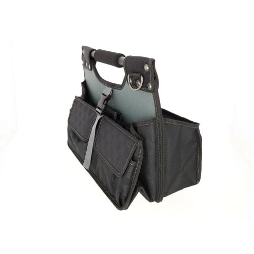 Takagi (Takagi) TAKAGI ICHIMATSU Pipe Tool Bag, Tool Storage, Black, 400 X 310 X 70mm, Easy Access, Full-Open Type, No Hand Pain, ICB-8