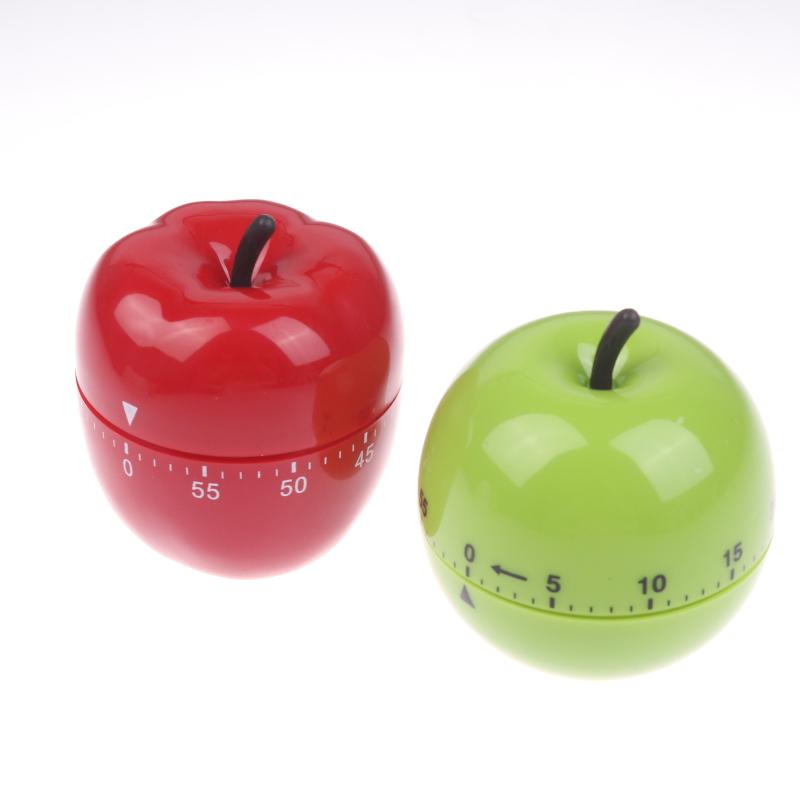 1 Pezzo Plastica Cucina Studio Promemoria Cottura Timer Non Cottura Mela Timer Meccanico Bambini Strumento Gestione Tempo Apprendimento