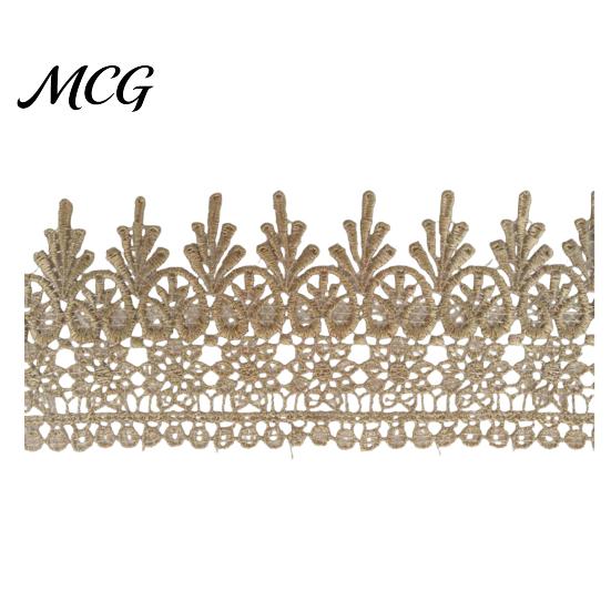 Decorative Lace for Sewing 1.4 Yards Floral Trim, 9.5cm Wide Ribbon, Craft Ribbon Crafts Edging Wedding Dress Embellishment, DIY Sewing, Gift