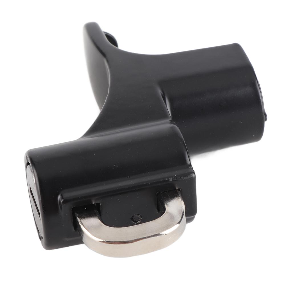 Bezpečnostní hák zámek na motocyklovou helmu se 2 klíči Otvory pro šrouby 6 mm Hliníková slitina proti krádeži pro