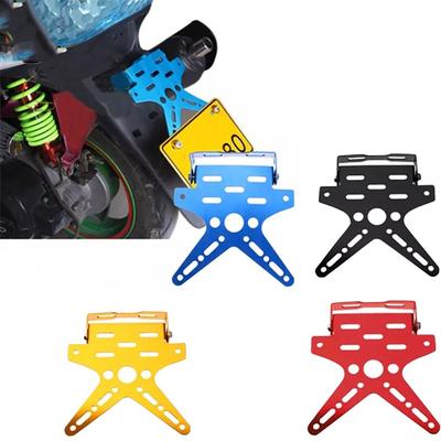 Staffa targa pieghevole per fanale posteriore Portatarga posteriore per moto