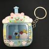 Kawaii Cartoon Babys Panda Mini Terrier Color Ball Claw Machine Toys Keychain Schoolbag Decoration For Kids Stress Reliever Toys