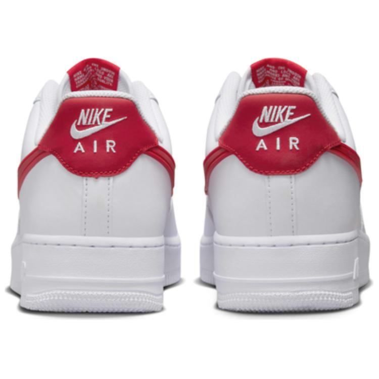 New Nike Air Force 1 Low '07 White Fire Red HF4291-100
