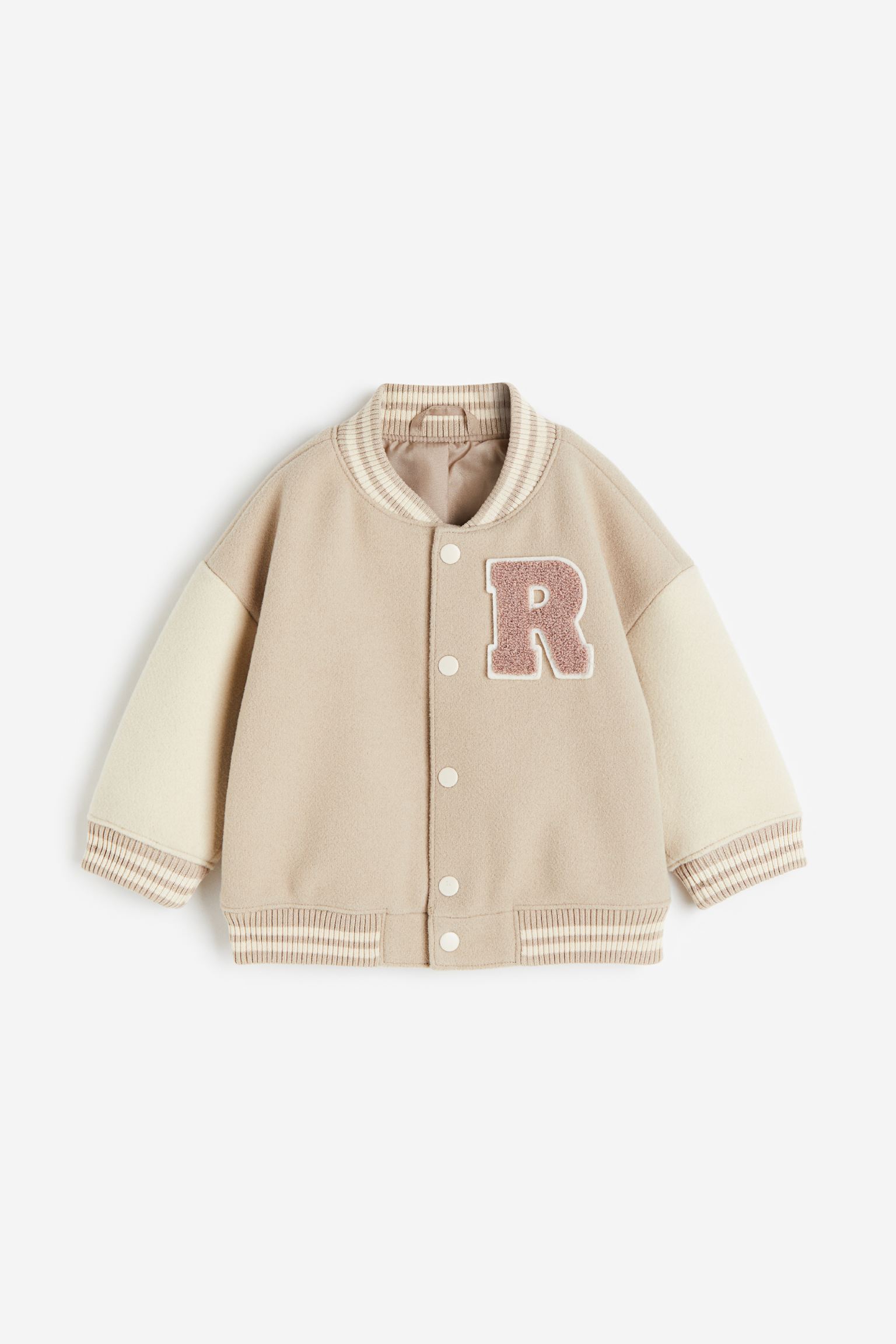 

Lined baseball jacket
