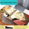 DBZ Dragon Ball Bulma Large Mouse Pad Carpet Laptop Pc Gamer Keyboard Mat XXL Mousepad Edge White Tassel Rubber Table Mat