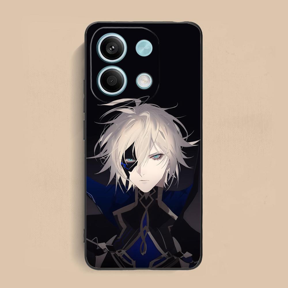 Game GI Dainsleif Phone Case for Xiaomi Redmi 15 14 13 12 A5 3 2 1 C Plus 4G 5G Soft TPU Shockproof Cover