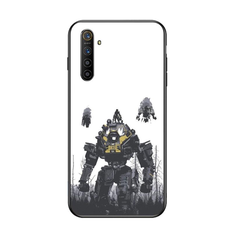 Cool Game Titanfall2 Phone Case For OPPO Find X5 X3 X2 A93 Reno 8 7 Pro A74 A72 A53 Soft Black Phone Cover