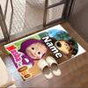 Custom Name Personalized Masha and The Bear Print Carpet, Versatile Home Decor Rug, for Playroom, Apartment, Balcony, Entryway, Hallway Gift