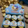 Colorful Stress Relief Balls In Dumpling Shape Reusable Low Elasticity Toys For Decompression Plastic Stress Balls