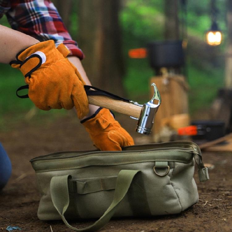 Camping Tent Hammer with Holding Strap, Camping Hammer Camping Mallets Tent Peg Puller, Multifunctional Hammer for Tent