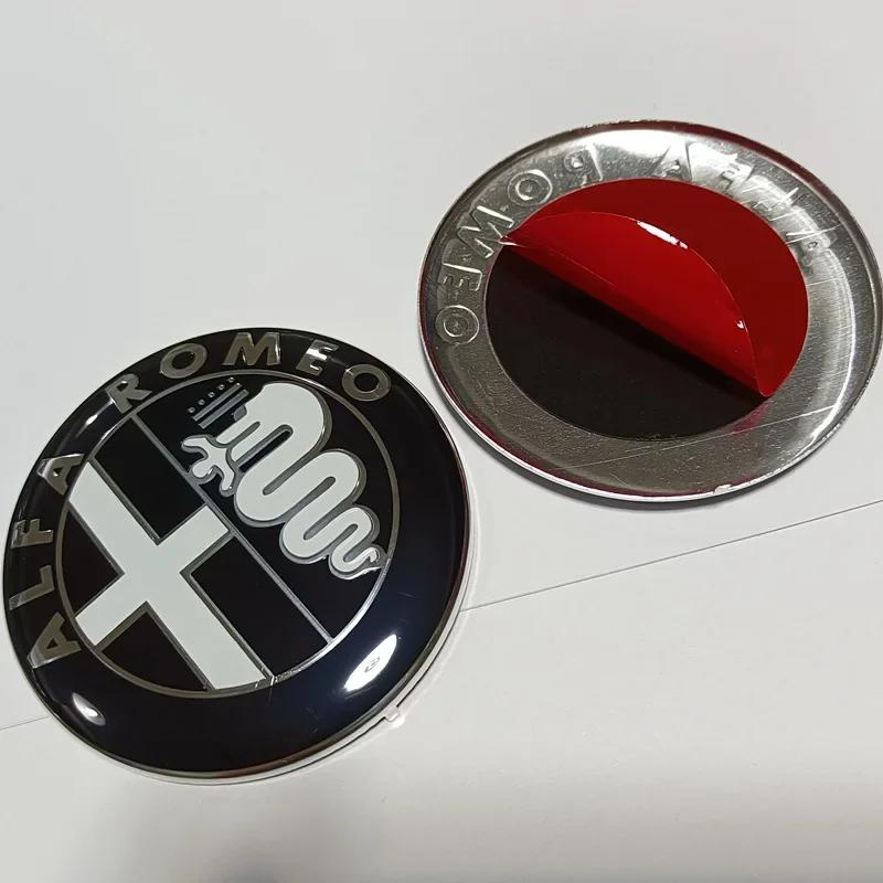 RCIZ5 pour Alfa Romeo Giulia MiTo Stelvio Giulietta GT 159 147 156 Capot Avant Coffre Arrière Cache-moyeu Volant Autocollant