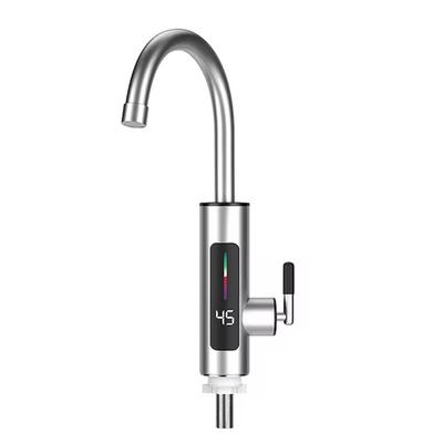 3000W 220V Electric Kitchen Water Heater Tap Stainless Steel LED Digital Instant Hot Water Faucet Heater Cold Heating Faucet