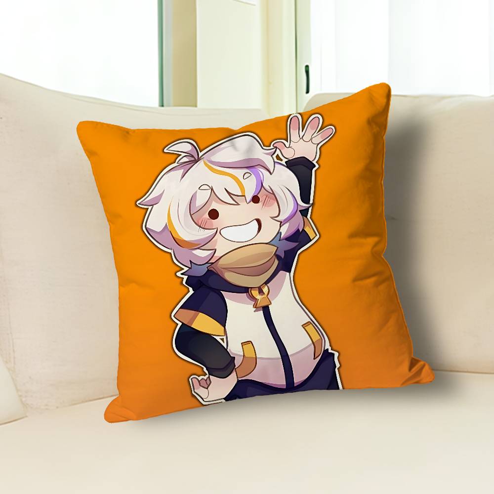 Cute C-Chuy M-Mines Anime Celebrity Merchandise All-Match Printed Pillow Case Sofa Car Office Room Decoration Protector