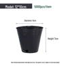 Nutrient Seedling Tray: Disposable Black Plastic Cup for Gardening and Planting Flowers or Vegetables