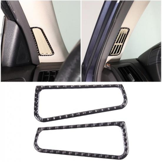Carbon Fiber Side Air Vent Trim Frame Sticker For Infiniti G37 2007-13
