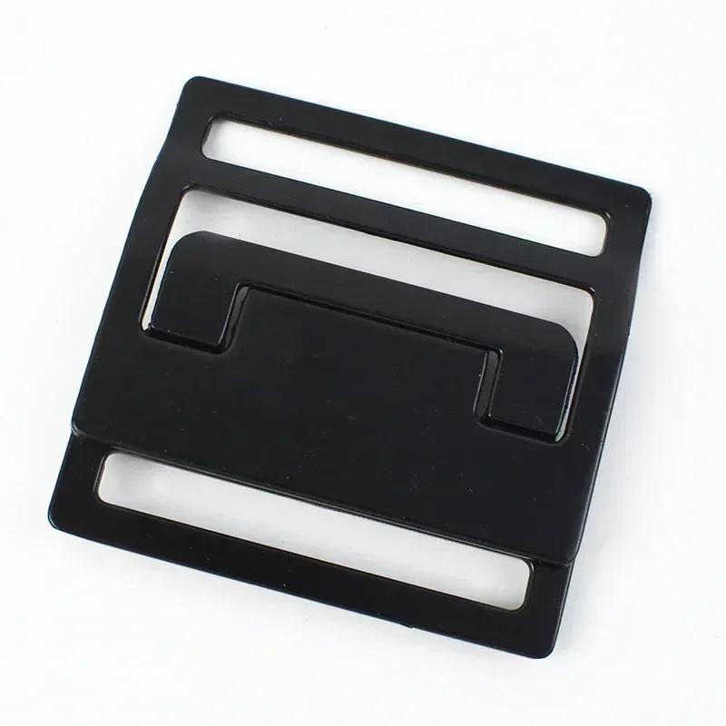 1/2/4/5Pcs Meetee 50mm Metal Belt Buckles Decor Button for Windbreaker Coat Down Jacket Sewing Clasp Buttons Clothes Accessory