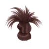 Hair Claw Clip-On Feather Wig Natural Appearance Hair Clip Lightweight Material Non-Slip Grips Bun Clip