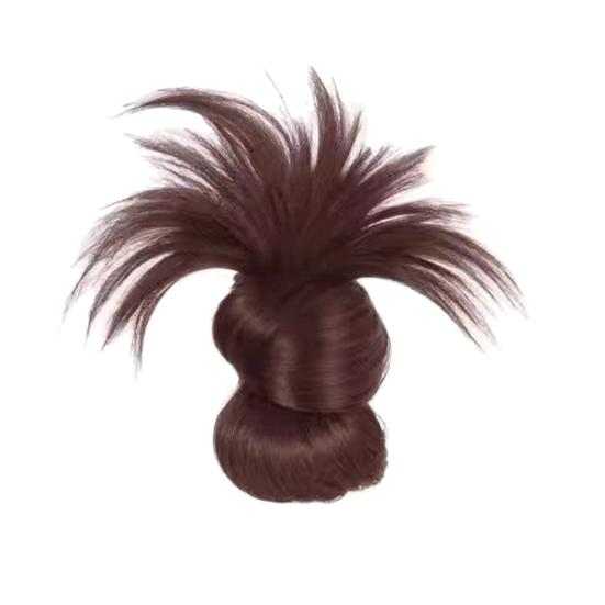 Hair Claw Clip-On Feather Wig Natural Appearance Hair Clip Lightweight Material Non-Slip Grips Bun Clip