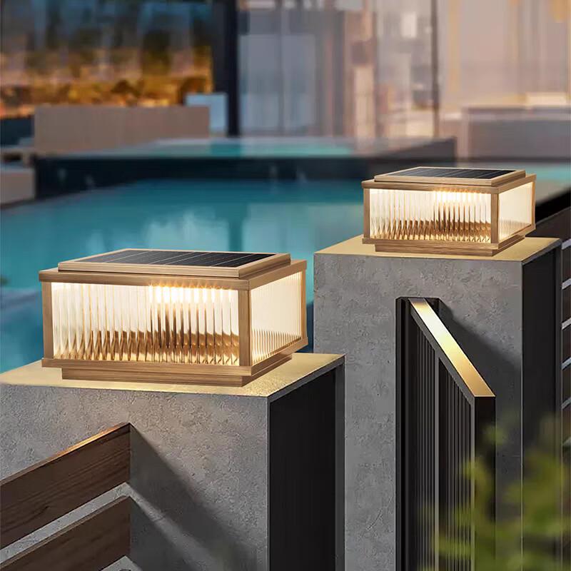 Oeny Outdoor Copper Pillar Light