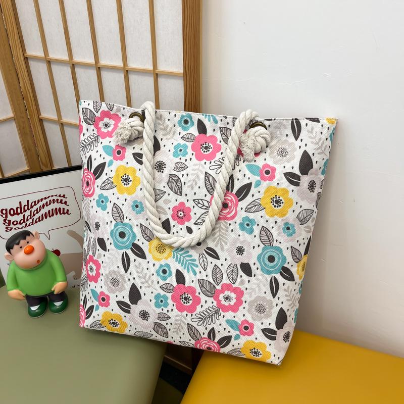 Fashionable Single-shoulder Bag Tote Bag Large-capacity Beach Bag Casual Handbag