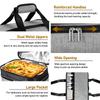 Double Layer Insulated Picnic Bag Large Capacity Portable Travel Food Warmer Lasagna Pizza Lunch Bag for Outdoor Party Picnic