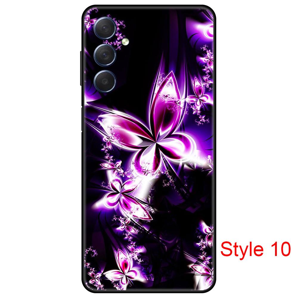 Pouzdro pro Samsung Galaxy M54 5G Black Silicon Cover na GalaxyM54 Soft 6,7inch SM-M546B nárazuvzdorné luxusní Plná ochrana